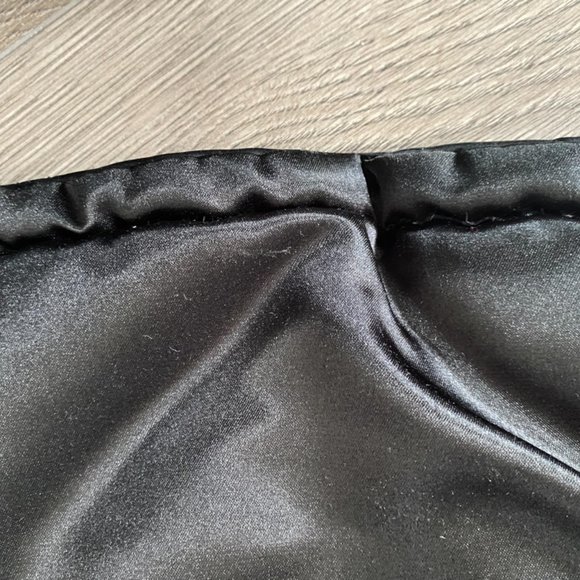 90s Black Fitted Bomber Puffer Jacket | G-Brand Black Short Jacket - Picture 10 of 13